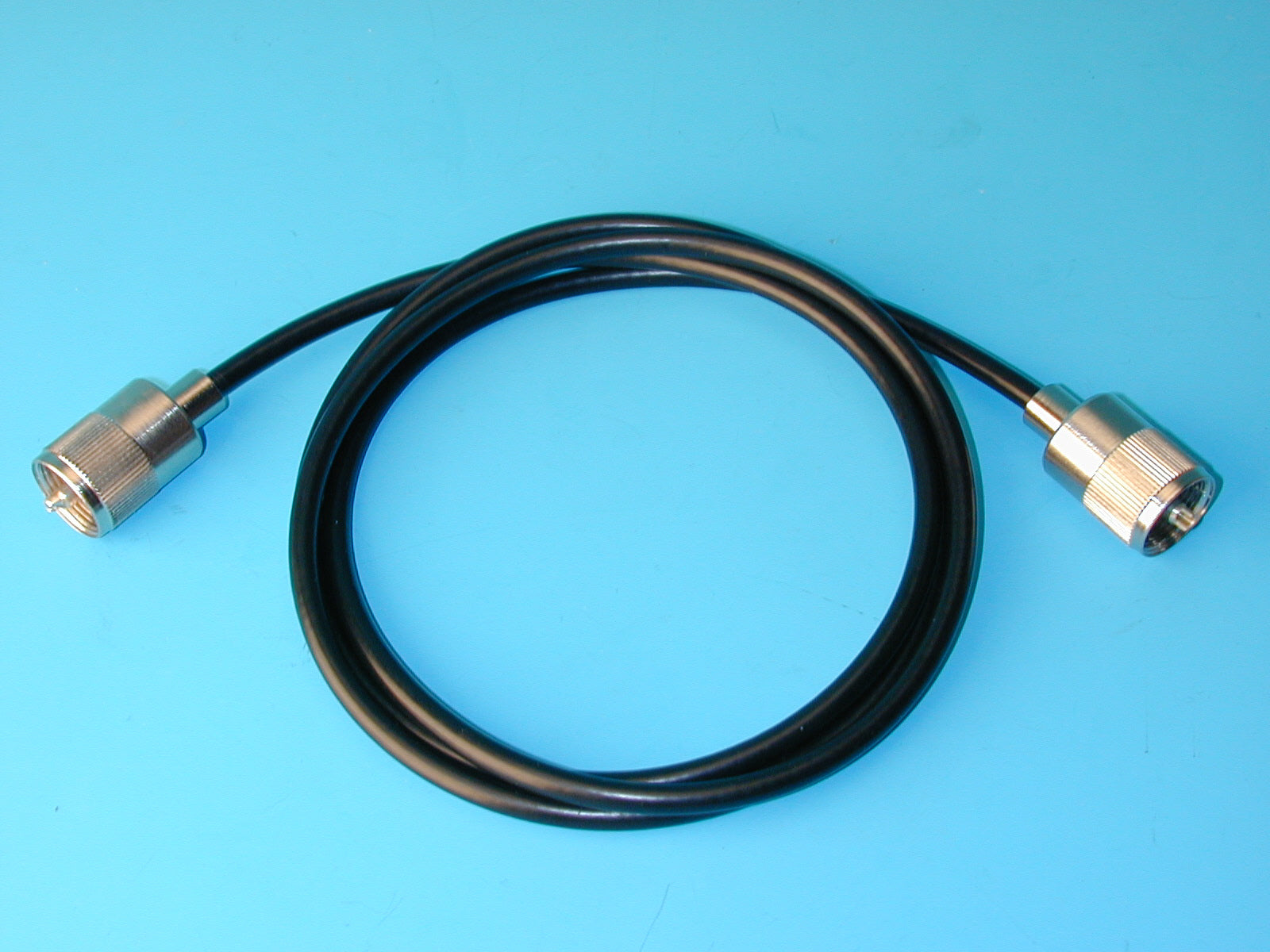 Cordon cb 50 ohm 100cm 1m pl259 mâle vers pl259 mâle accessoire transmission alarme radio - ECLATS DESTOCKAGE