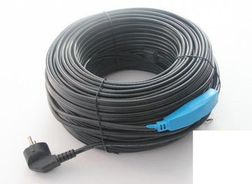Cordon chauffant antigel 12m canalisation tuyau eau thermostat antigel cable electrique ECLATS DESTOCKAGE