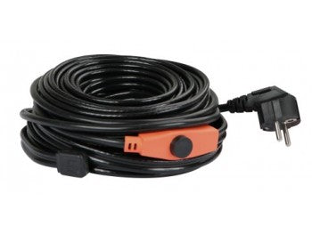 Cordon chauffant antigel cable electrique 12m shpt-12m canalisation tuyau eau thermostat antigel ECLATS DESTOCKAGE
