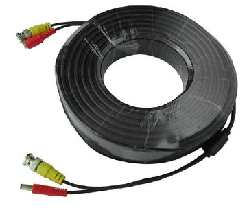 Cordon coaxial mâle femelle rg59 50m fiche bnc alimentation jack ECLATS DESTOCKAGE