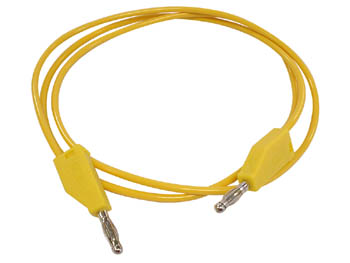 Cordon de mesure fiche banane 4mm jaune tlm8v ECLATS DESTOCKAGE