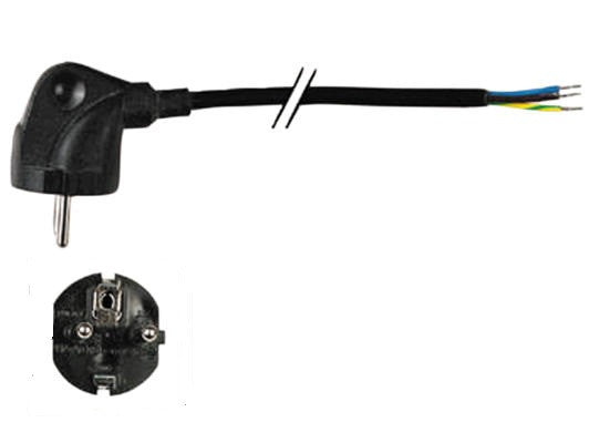Cordon electrique 1.5m 3x0.75mm2 mâle 10/16a net1b1.5 vers câble sans fiche secteur 5410329240042 ECLATS DESTOCKAGE