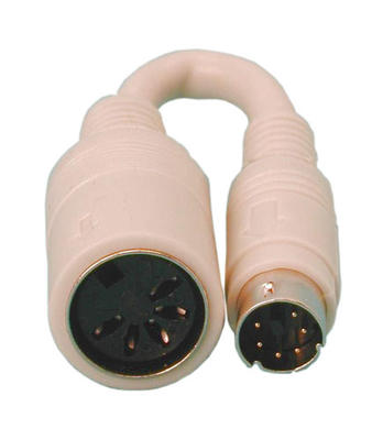 Cordon minidin mâle vers din femelle (la pièce) accessoire video surveillance cable - ECLATS DESTOCKAGE
