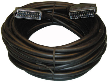 Cordon peritel 10m mâle mâle television connexion tv avw055 scart 03lc/10 entierement cable ECLATS DESTOCKAGE