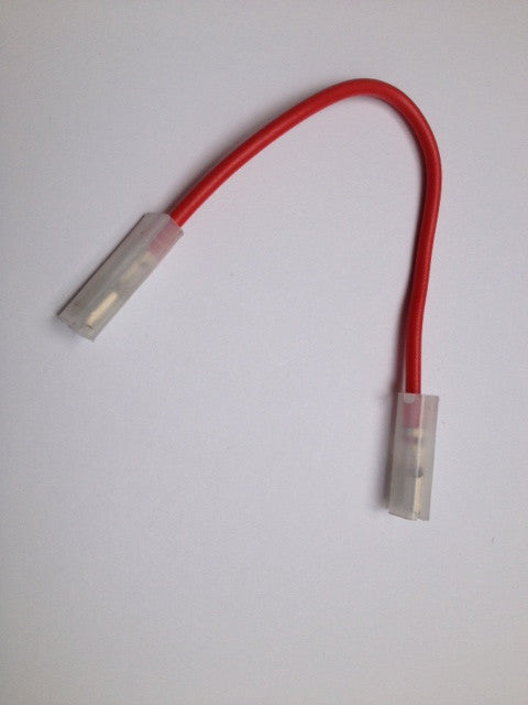 Cordon noir 28cm 2 faston 6,3 x 0,8mm femelle femelle pour batterie accu 6v 12v 1ah, 6ah, 7ah ECLATS DESTOCKAGE