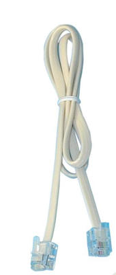 Cordon telephonique 0,5m rj11 vers rj11 6p/4c fiche cable telephone ECLATS DESTOCKAGE