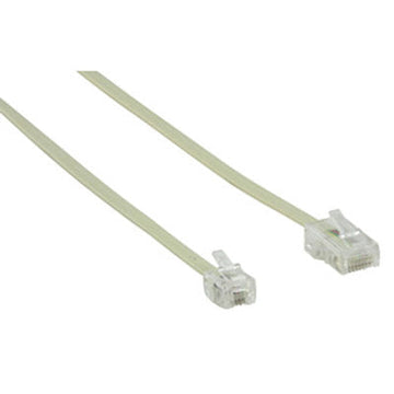 Cordon telephonique 10m rj11 6p4c vers rj45 8p4c fiche cable telephone hqb-t017/10 ECLATS DESTOCKAGE