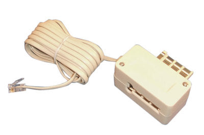 Cordon telephonique 3m c72g vers rj11 fiche cable telephone hqb-t018/3 konig - ECLATS DESTOCKAGE