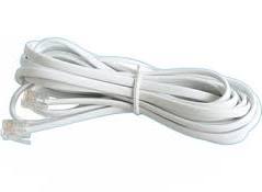 Cordon telephonique 3m noir rj11 vers rj11 6p/4c fiche cable fil telephone ECLATS DESTOCKAGE