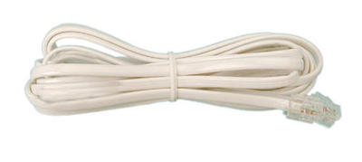 Cordon telephonique beige 3m rj11 vers rj11 fiche cable fil telephone 6p/4c ECLATS DESTOCKAGE