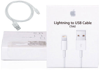 Cordon usb 100 cm cable chargeur syncronisateur pour iphone 5 5c 5s + carton emballage ECLATS DESTOCKAGE