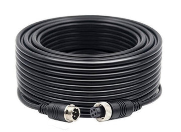 Cordon video 20m 4pin pour systeme surveillamce auto bus camion ECLATS DESTOCKAGE