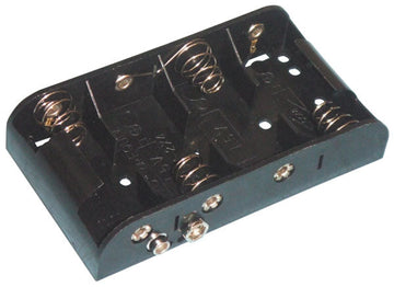 Coupleur de 4 piles (lr14) avec contacts a pression bh243b velleman ECLATS DESTOCKAGE