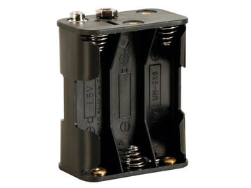 Coupleur de 6 piles aa lr6 r6 avec contacts a pression boitier coffre bh363b ECLATS DESTOCKAGE