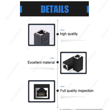 Coupleur double femelle rj45 8p8c adaptateur raccord prolongateur ECLATS DESTOCKAGE