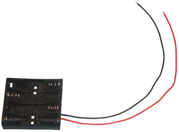 Coupleur lr3 a plat avec fils pour 4 piles ou accu lr03 (p15v4) ala403-f ECLATS DESTOCKAGE