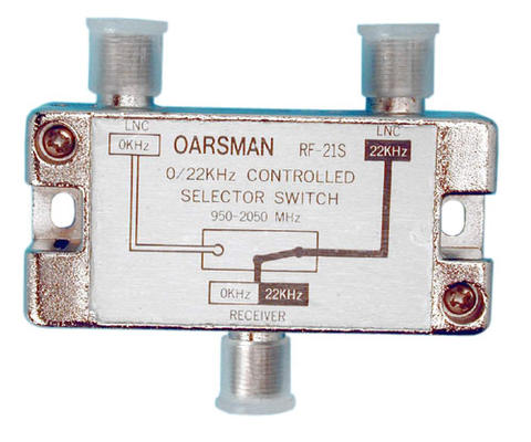 Coupleur oarsman 2 paraboles 1 demodulateur television tv 0 22khz 950 2050mhz ces1518 ECLATS DESTOCKAGE