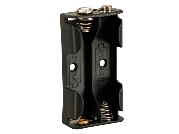 Coupleur pour 2 piles ou accus aa am3 lr6 e91 mn1500 815 4006 boitier contact a pression bh321b - ECLATS DESTOCKAGE
