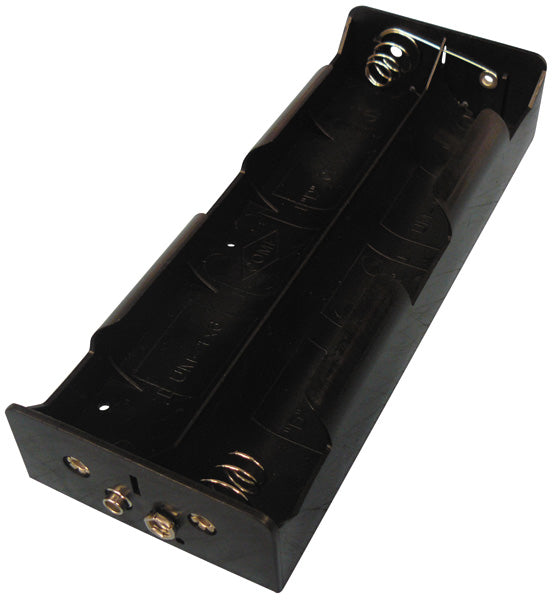 Coupleurs 6 piles lr20 clips alud6l 73x195x28mm boitier clips 6 x r20 type d am1 13a e95 mn1300 813 ECLATS DESTOCKAGE