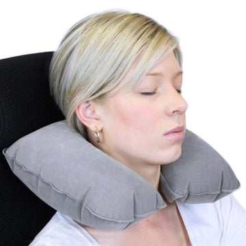 Coussin gonflable tour de cou voiture bus avion loisir ECLATS DESTOCKAGE