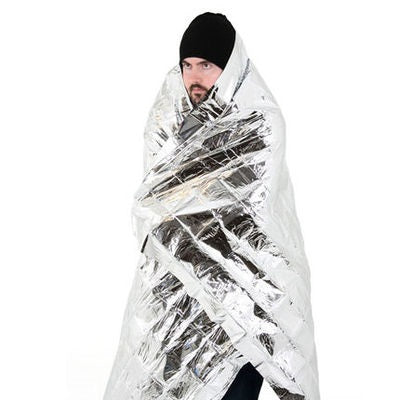 Couverture de survie film or protection froid chaleur humidite resistant securite ECLATS DESTOCKAGE