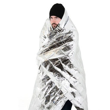 Couverture de survie film or protection froid chaleur humidite resistant securite ECLATS DESTOCKAGE