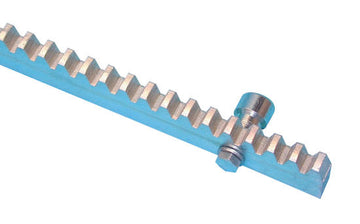 Cremaillere zinguee 3012Z 1m 3 supports pour automatisme portail electrique coulissant coulisse ECLATS DESTOCKAGE