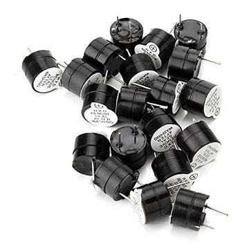 DC 12V 2 Terminals Cylinder Electronic Continuous Sound Buzzer 20pcs ECLATS DESTOCKAGE
