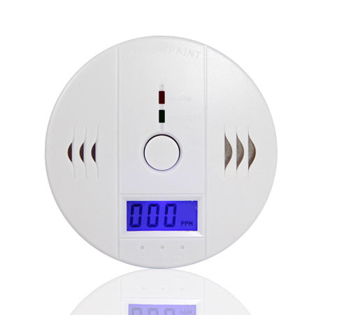 Detecteur 9v de monoxyde carbone co capteur alarme detection gaz auto en50291 ECLATS DESTOCKAGE