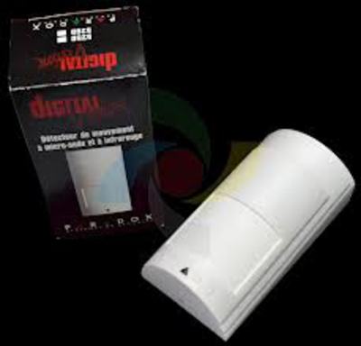 Detecteur bivolumetrique radar hyperfrequence infrarouge bi technologie alarme detection mouvement - ECLATS DESTOCKAGE