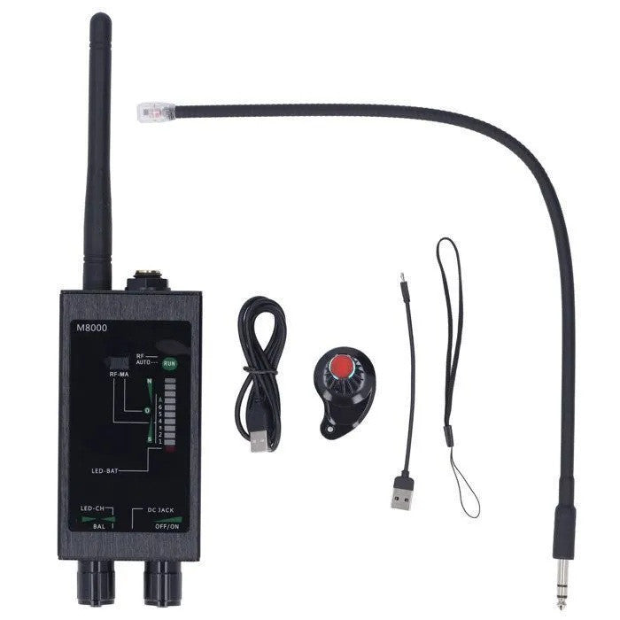 Détecteur caméra Anti espion Radio M8000 Signal GSM RF IR IP traqueur 2G 3G 4G localisateur GPS ECLATS DESTOCKAGE