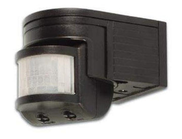 Détecteur crépusculaire noir 1000w 220v detection mouvement volumetrique infrarouge ECLATS DESTOCKAGE