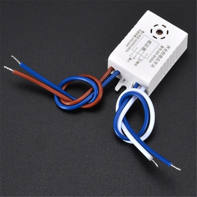 Detecteur de buit son pour allumage lumiere 220v MR-SK50A Auto On Off interrupteur marche arret ECLATS DESTOCKAGE