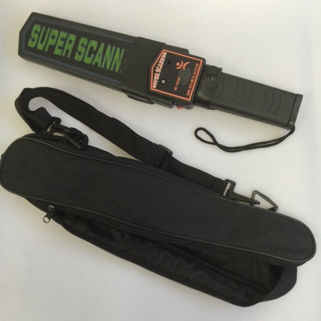 Détecteur de fouille + housse transport bandouliere detection metal métaux securite arme couteau ECLATS DESTOCKAGE