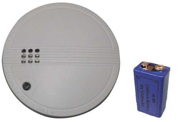 Détecteur de fumée garantie 10 ans livré ave pile lithium 9v longue durée - ECLATS DESTOCKAGE