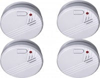 Détecteur de fumée optique - lot de 4
