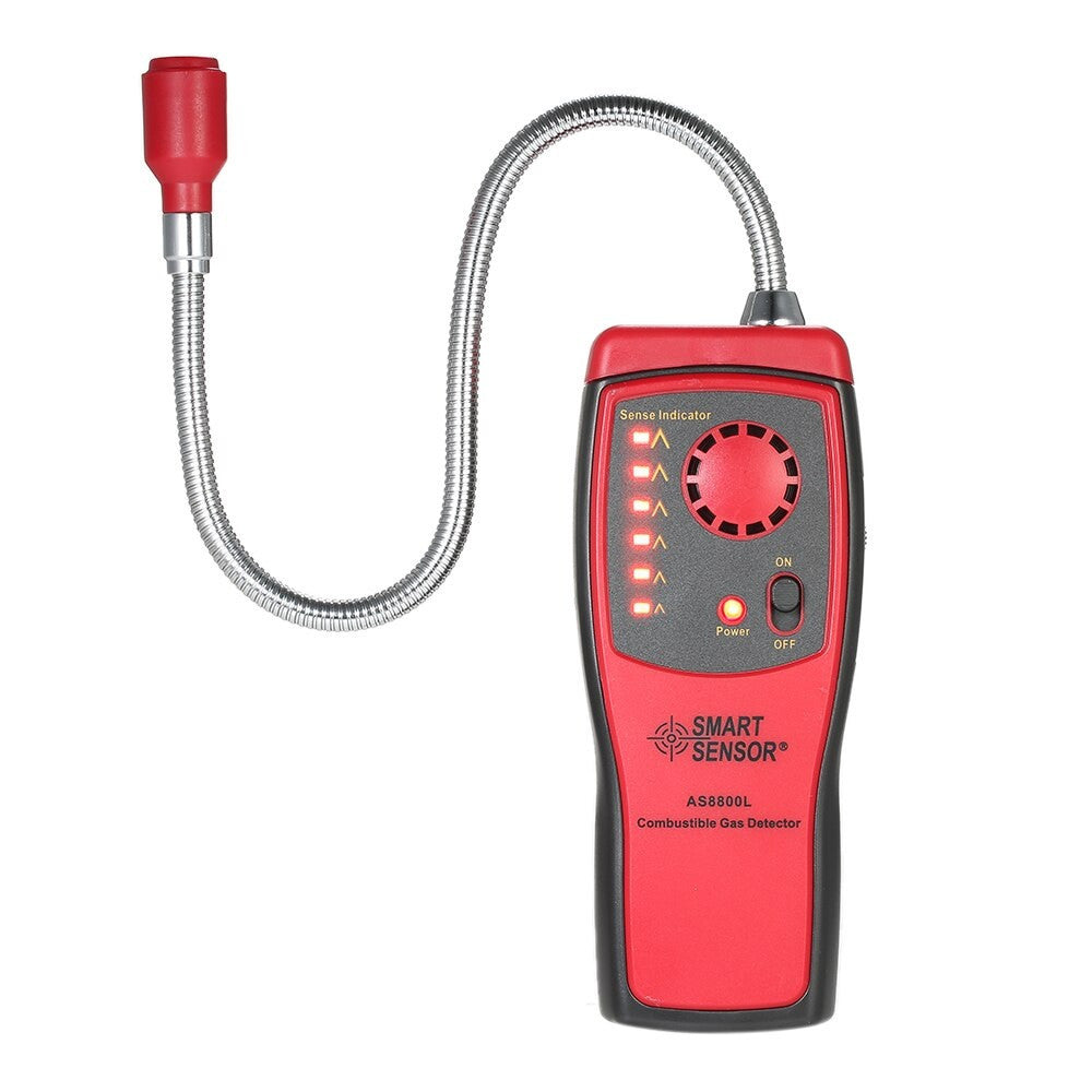 Detecteur de gaz Combustible Portable AS8800L localisation testeur de fuite alarme sonore lumineuse ECLATS DESTOCKAGE