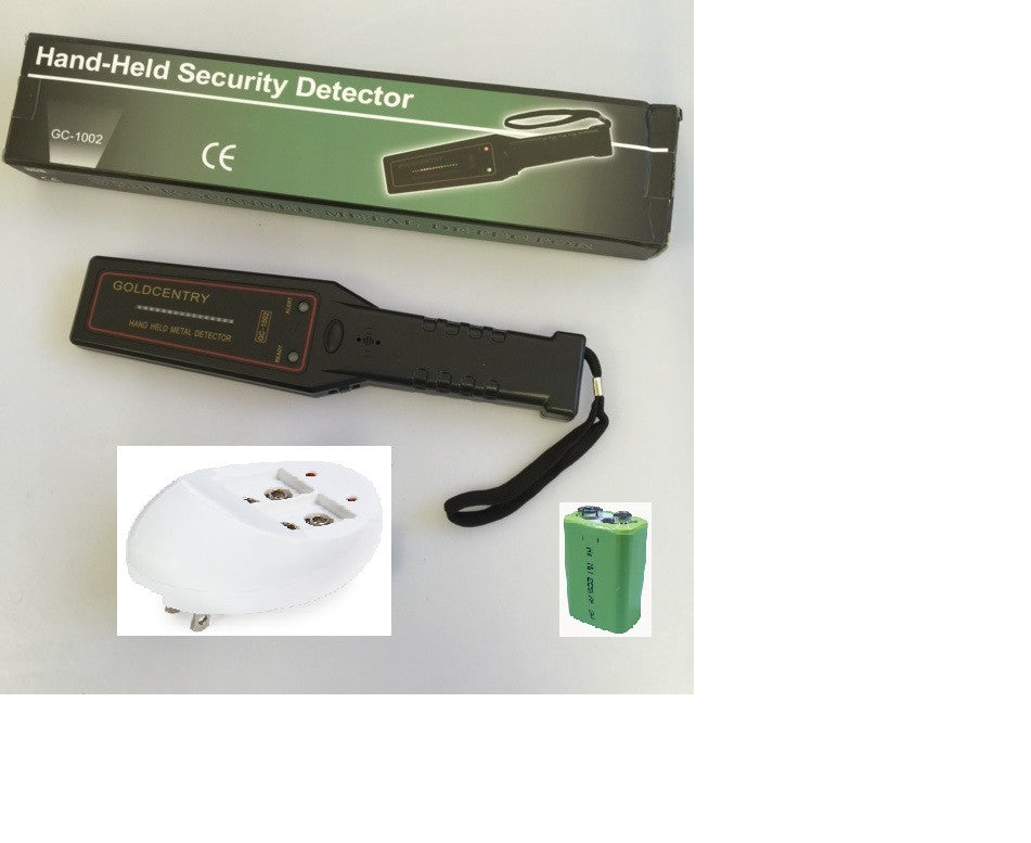 Détecteur de métaux 16 led + batterie rechargeable et chargeur détection fouille sécurité ECLATS DESTOCKAGE