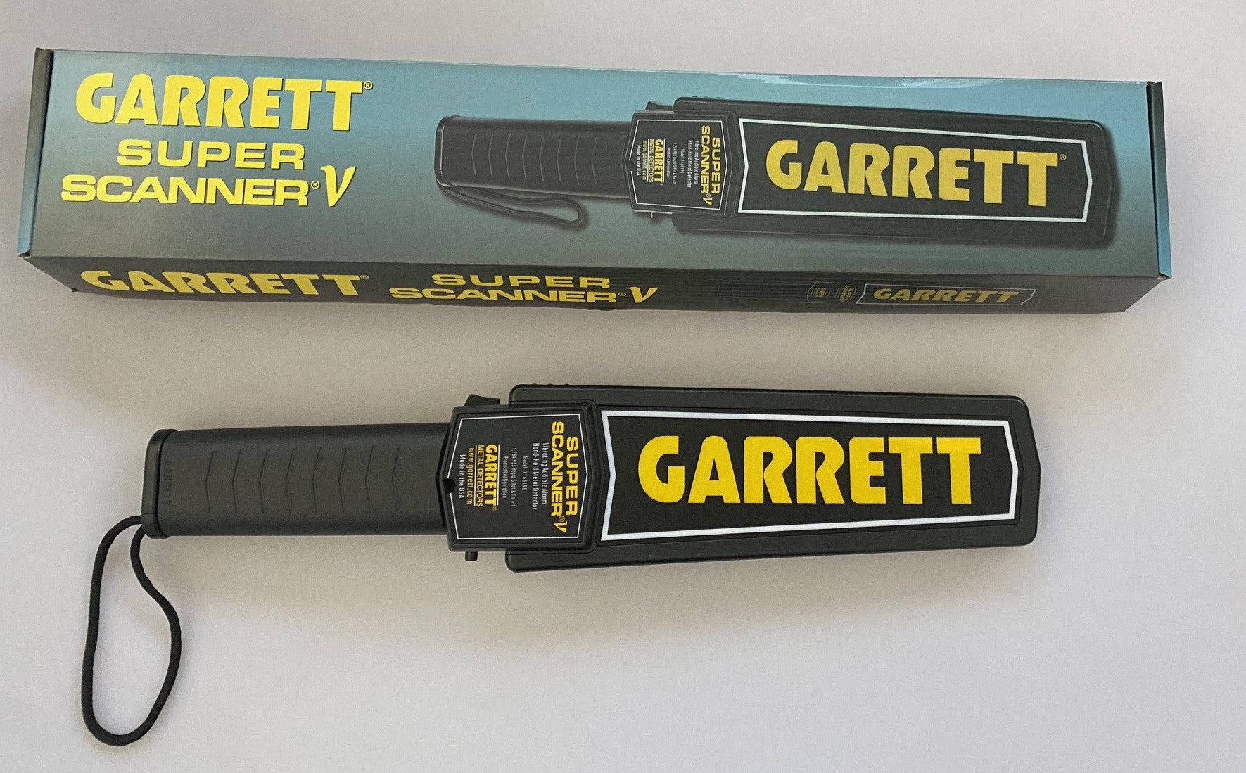 Détecteur de métaux securite garrett fouille manuelle Super scanner 1165180 ECLATS DESTOCKAGE