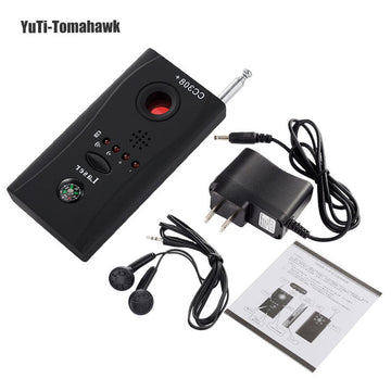 Detecteur de micro camera hf cc308+ version us 110v pour DECT appareil de radio et écoute avec 6 LED ECLATS DESTOCKAGE