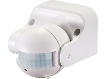 Detecteur de mouvement blanc ir compact capteur radar lumiere detection ECLATS DESTOCKAGE