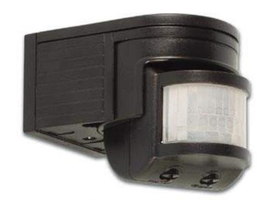 Detecteur de mouvement noir ir 220v 1000w crépusculaire mouvement volumetrique ECLATS DESTOCKAGE