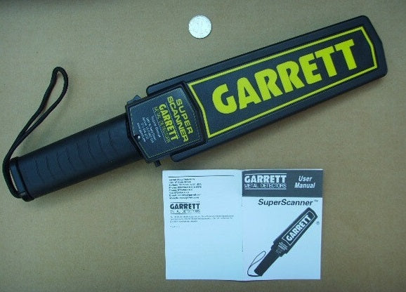 Détecteur garrett de métaux securite fouille manuelle Super scanner ECLATS DESTOCKAGE