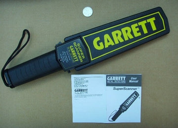 Détecteur garrett de métaux securite fouille manuelle Super scanner ECLATS DESTOCKAGE