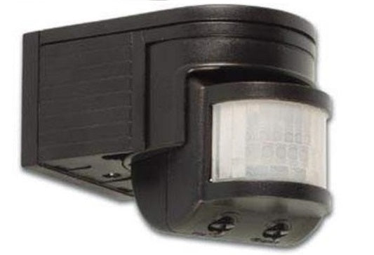 Détecteur ir 1000w 220v noir crépusculaire mouvement volumetrique ECLATS DESTOCKAGE