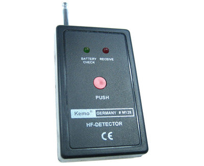 Detecteur m128  hf detection appareil ecoute 9v 100khz 2,4ghz detecte micro cache emetteur radio ECLATS DESTOCKAGE