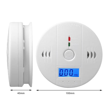 Detecteur monoxyde de carbone bureau avec ecran lcd 9v alarme gaz ECLATS DESTOCKAGE