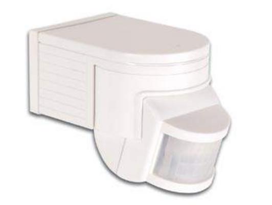 Detecteur mouvement alarme eclairage capteur volumetrique infrarouge etanche ip44 220v pir1200w st08 ECLATS DESTOCKAGE