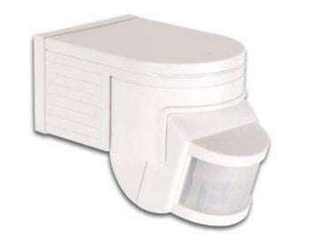 Detecteur mouvement alarme eclairage capteur volumetrique infrarouge etanche ip44 220v pir1200w st08 ECLATS DESTOCKAGE