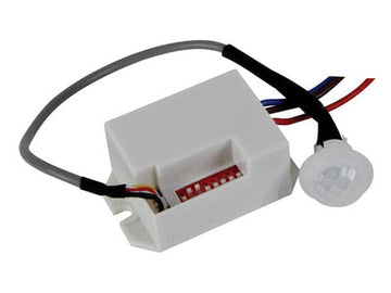 Detecteur mouvement pir infrarouge 12v pir416 a encaster cellule photoélectrique jour nuit ECLATS DESTOCKAGE